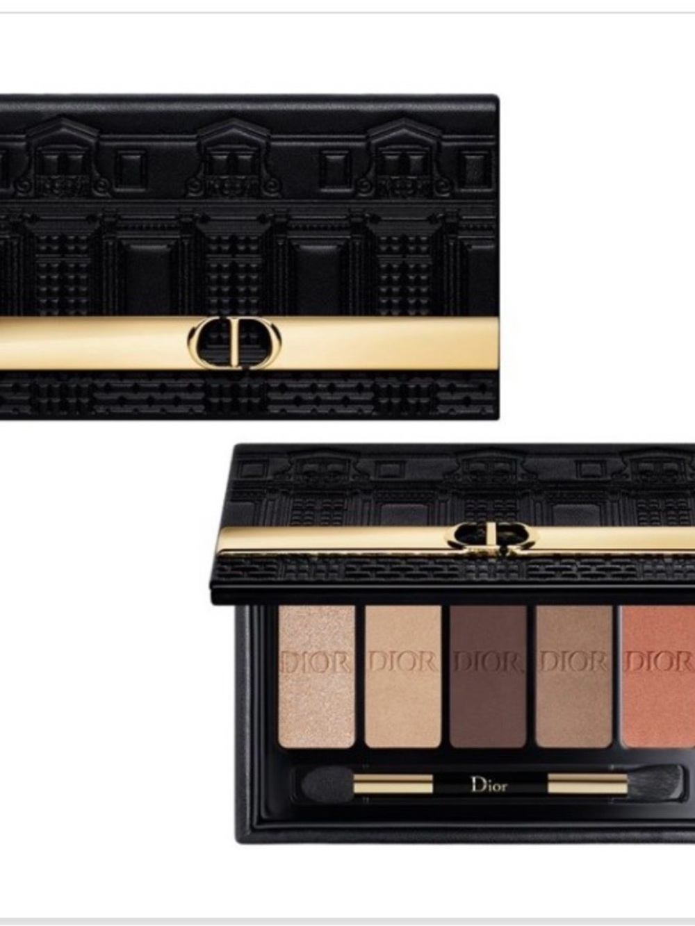 Dior Neutral & Warm Five-Color Eyeshadow Palette - Black & Gold Case